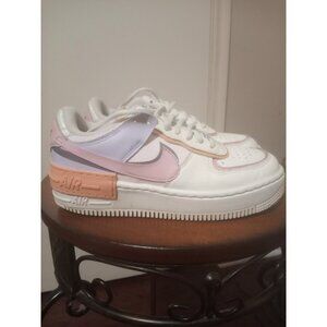 Nike Air Force 1 Women's Size 7 Shadow Orange Chalk Pink Glaze C10919-111